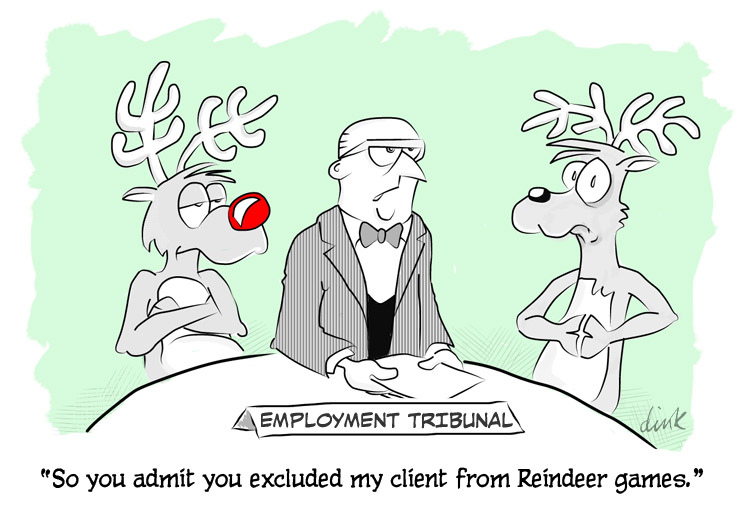 Reindeer Employment Tribunal cartoon