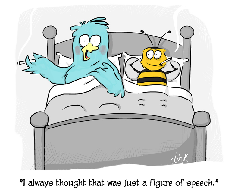 Birds and Bees Cartoon | Dink Cartoons | Cartoons, Illustration thingies of  freelance cartoonist Chris Williams