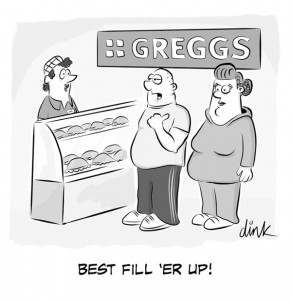 Pasty panic buying cartoon