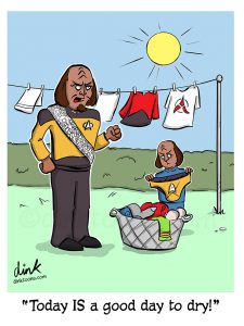 Star Trek cartoon - Good day to dry