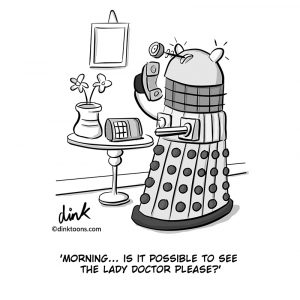 Female Doctor Who cartoon