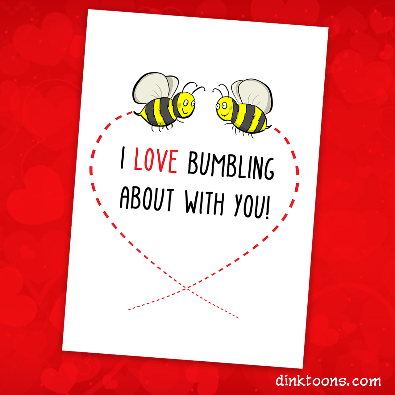 Valentines Day card available on Thortful