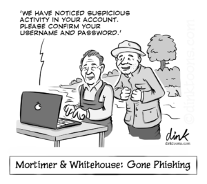 mortimer and whitehouse gone fishing cartoon