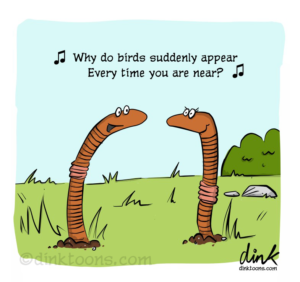 'Why do birds suddenly appear' - romantic cartoons